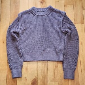 Abercrombie Strong Shoulder Knit Sweater - S